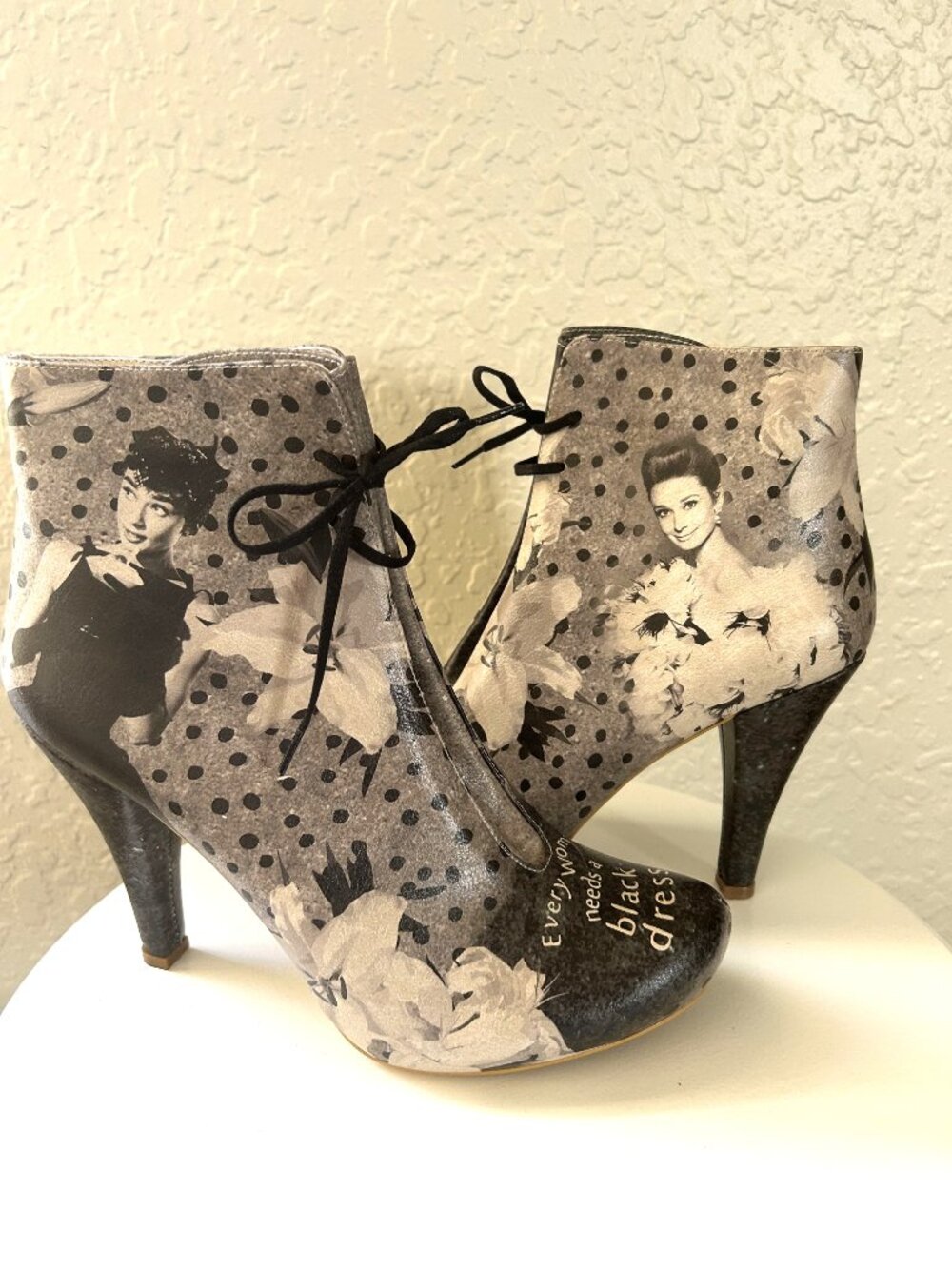 NWOT Dogo Vegan Leather "Little Black Dress" Booties